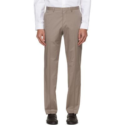 Hugo Hugo Taupe Extra Slim Fit Trousers