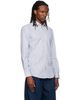Hugo Hugo White & Blue Slim-Fit Oxford Cotton Shirt - 2