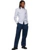 Hugo Hugo White & Blue Slim-Fit Oxford Cotton Shirt - 4