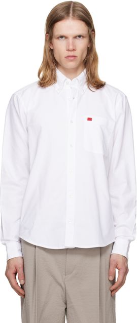 Hugo Hugo White Cotton Oxford Shirt