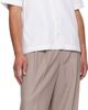 Hugo Hugo White Oversized-Fit Structured Cotton Shirt - 4