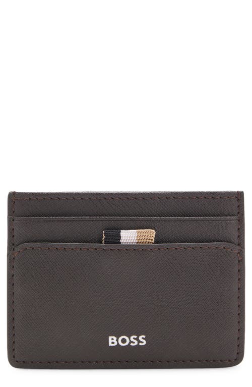 HUGO HUGO Zair Bonded Leather Card Holder