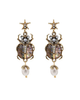 Humanist Beauty Humanist Beauty Vintage Scarab Pearl Earrings - 1
