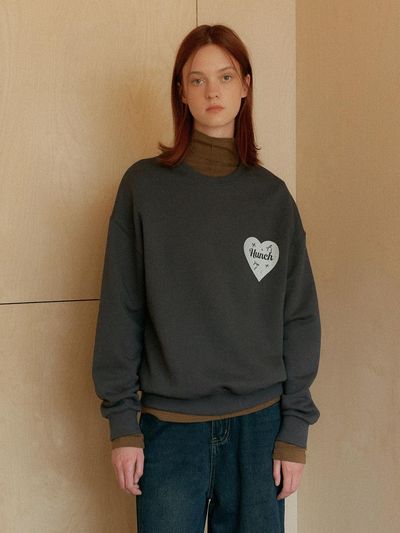 HUNCH Heart over sized sweatshirt