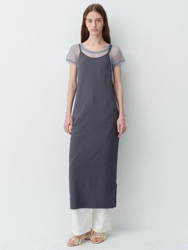 HUNCH Layered Sleeveless Knit Dress