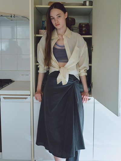 HUNCH Summer Unique Overfit Shirt (2color)