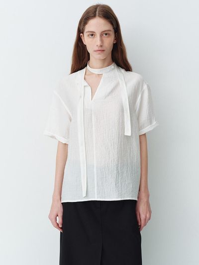 HUNCH Tie Point Blouse