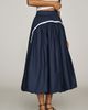 Hunter Bell Allegra Cotton Midi Skirt - 2