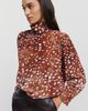 Hunter Bell Ellerie High Mock Neck Blouse - 1