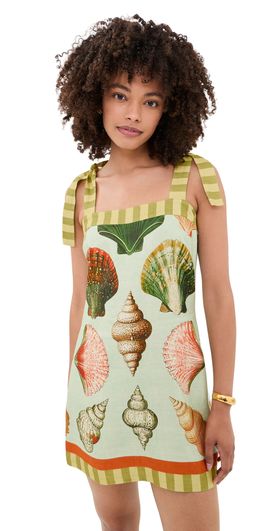 Hunter Bell Hunter Bell Alba Dress Somers Shell Mint