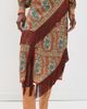 Hunter Bell Hunter Bell Allyne Skirt Amber Glen Brown - 3