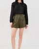 Hunter Bell Hunter Bell Ashton Faux Leather Shorts Pinegrove - 5
