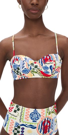 Hunter Bell Hunter Bell Bikini Top Coastal Conversation