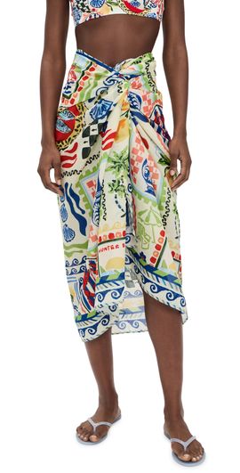 Hunter Bell Hunter Bell Coastal Conversation Sarong Coastal Conversation One
