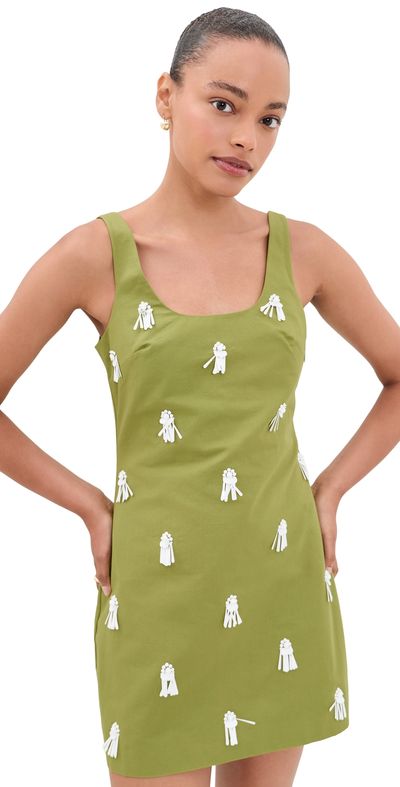 Hunter Bell Hunter Bell Collins Mini Dress Palm Sand Dollars