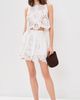 Hunter Bell Hunter Bell Corinne Mini Skirt White - 5