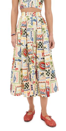 Hunter Bell Hunter Bell Eva Skirt Coastal Conversation