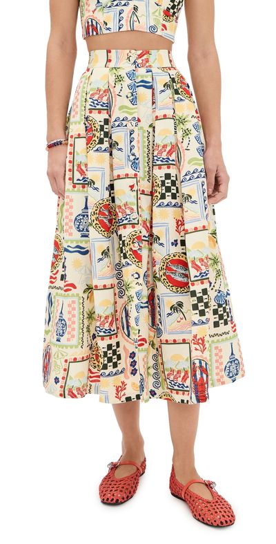 Hunter Bell Hunter Bell Eva Skirt Coastal Conversation