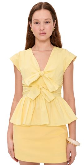 Hunter Bell Hunter Bell Everly Top Lemon Meringue