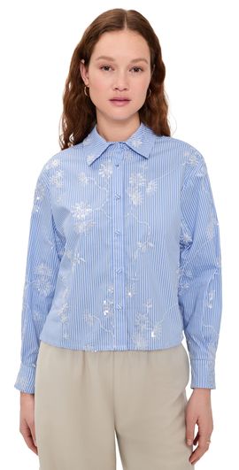 Hunter Bell Hunter Bell Hudson Collared Shirt Sullivan Stripe