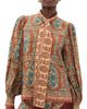 Hunter Bell Hunter Bell Karis Blouse Amber Glen Brown - 1