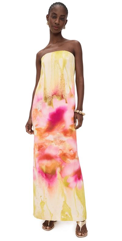 Hunter Bell Hunter Bell Lainey Dress Electric Daydream