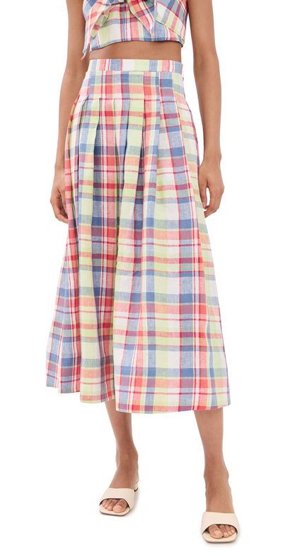 Hunter Bell Hunter Bell Maison Skirt Harbor Club Madras