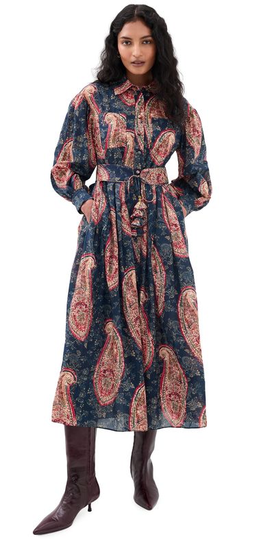 Hunter Bell Hunter Bell Tenley Dress Twilight Paisley