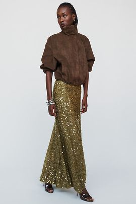 Hunter Bell Lindsey Sequin Midi Skirt