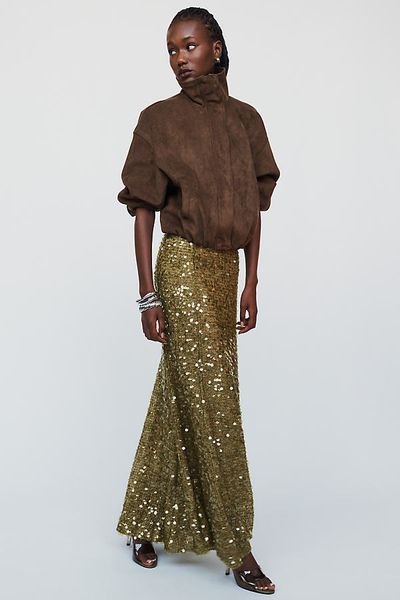 Hunter Bell Lindsey Sequin Midi Skirt