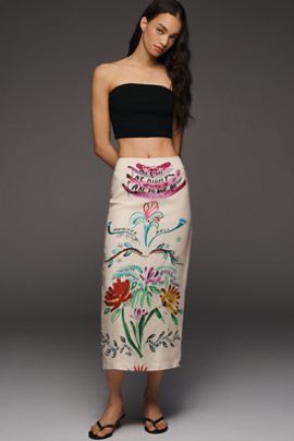 Hunter Bell Lynne Midi Skirt