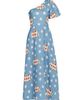 Hunter Bell Women's Carmen One-Shoulder Linen-Blend Maxi Dress - 1