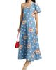 Hunter Bell Women's Carmen One-Shoulder Linen-Blend Maxi Dress - 2
