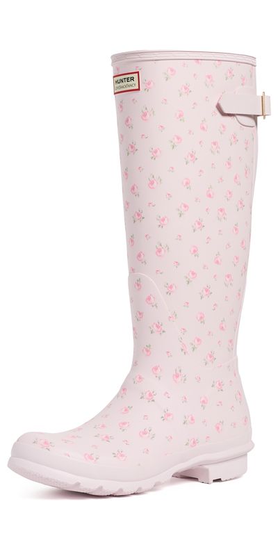 Hunter Boots Hunter Boots Hunter x LoveShackFancy Original Tall Back Adjustable Boots Light Pink 681