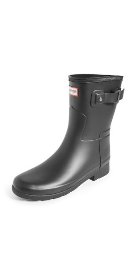 Hunter Boots Hunter Boots Refined Short Matte Boots Black