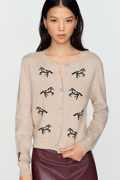 Hunter Horse Cardigan