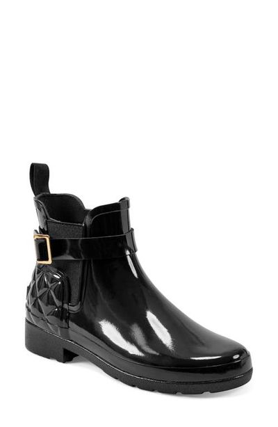 Hunter Hunter Original Refined Quilted Gloss Chelsea Waterproof Boot