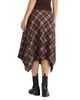 Hunter Hunter Plaid Midi Handkerchief Skirt - 3