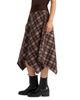 Hunter Hunter Plaid Midi Handkerchief Skirt - 4