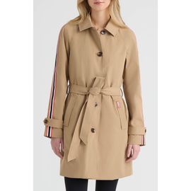 Hunter Hunter Sophia Sleeve Stripe Trench Coat