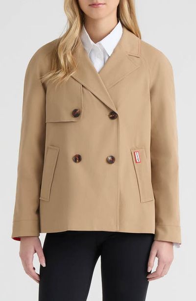 Hunter Hunter Tina Double Breasted Short Trench Coat