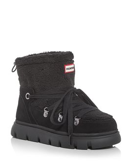 Hunter Hunter Women's Moriah Faux Fur Waterproof Booties