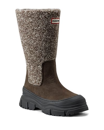 Hunter Hunter Women's Tisha Faux Shearling Cold Weather Boots