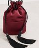 Hunting Season Hunting Season The Satin Lola Bucket Bag Burgundy One - 2