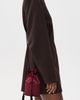 Hunting Season Hunting Season The Satin Lola Bucket Bag Burgundy One - 3