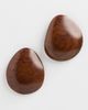 Hunting Season Hunting Season The Small Tagua Earrings Cognac One - 2