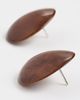 Hunting Season Hunting Season The Small Tagua Earrings Cognac One - 4