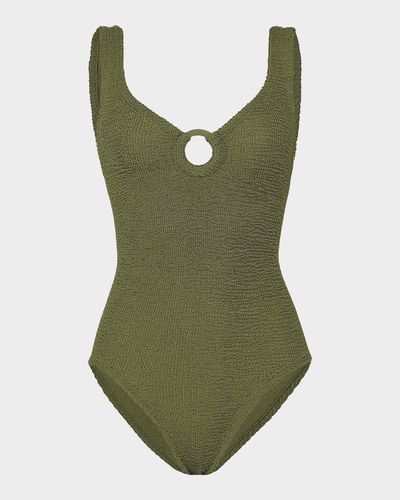 Hunza G Celine O-Ring One-Piece Swimsuit