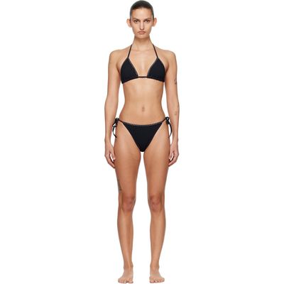 Hunza G Hunza G Black Gina Swarovski Bikini