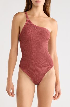 Hunza G Hunza G Clara One-Shoulder One-Piece Swimsuit